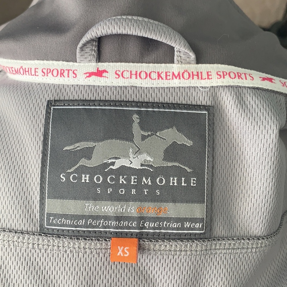 Ladies Grey Riding Jacket with Pockets - Picture 9 of 9